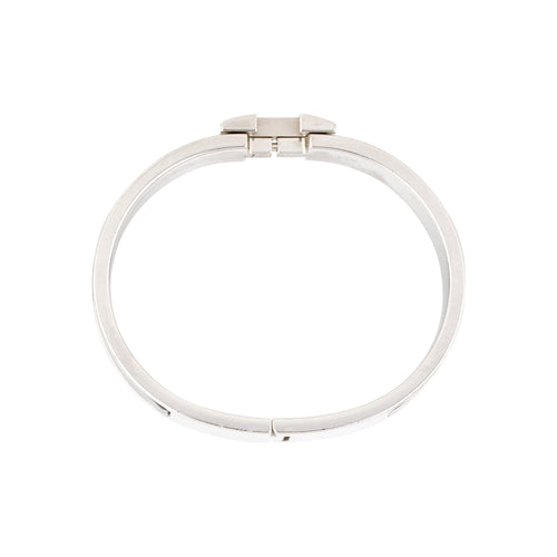 18K Clic Hermes Black Bracelet