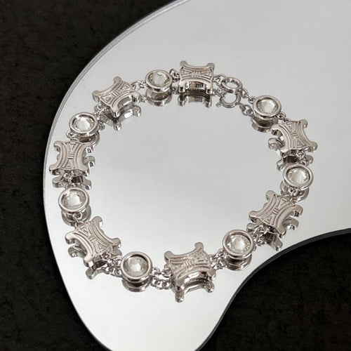 18K Celine Crystals Bracelet
