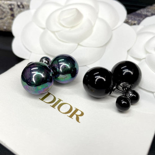 18K Dior Black Tribales Earrings