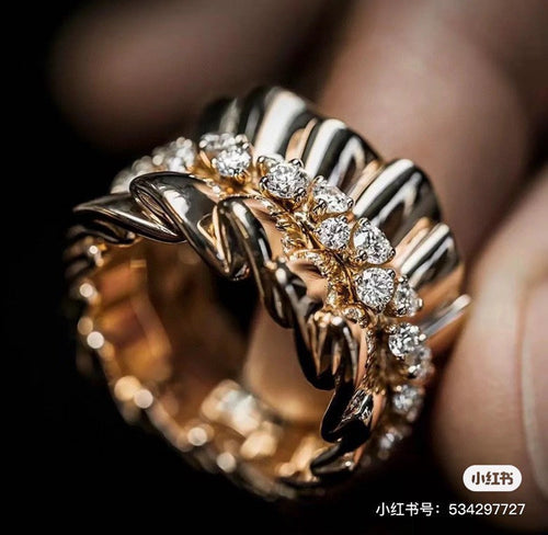18K Dior Archi Bar en Corolle Bague Ring