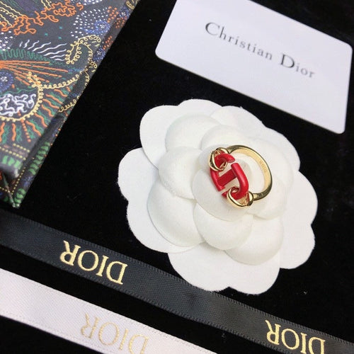 18K Dior Red Heart Ring
