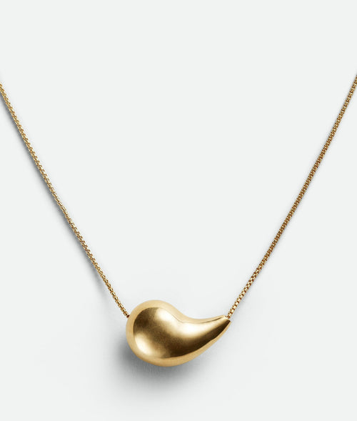 18K BVLGARI Drop Pendant Necklace
