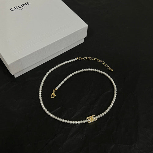 18K Celine Pearl Necklace