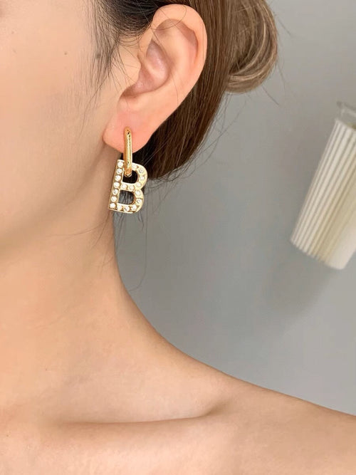 18K Balenciaga Chain XS Earrings