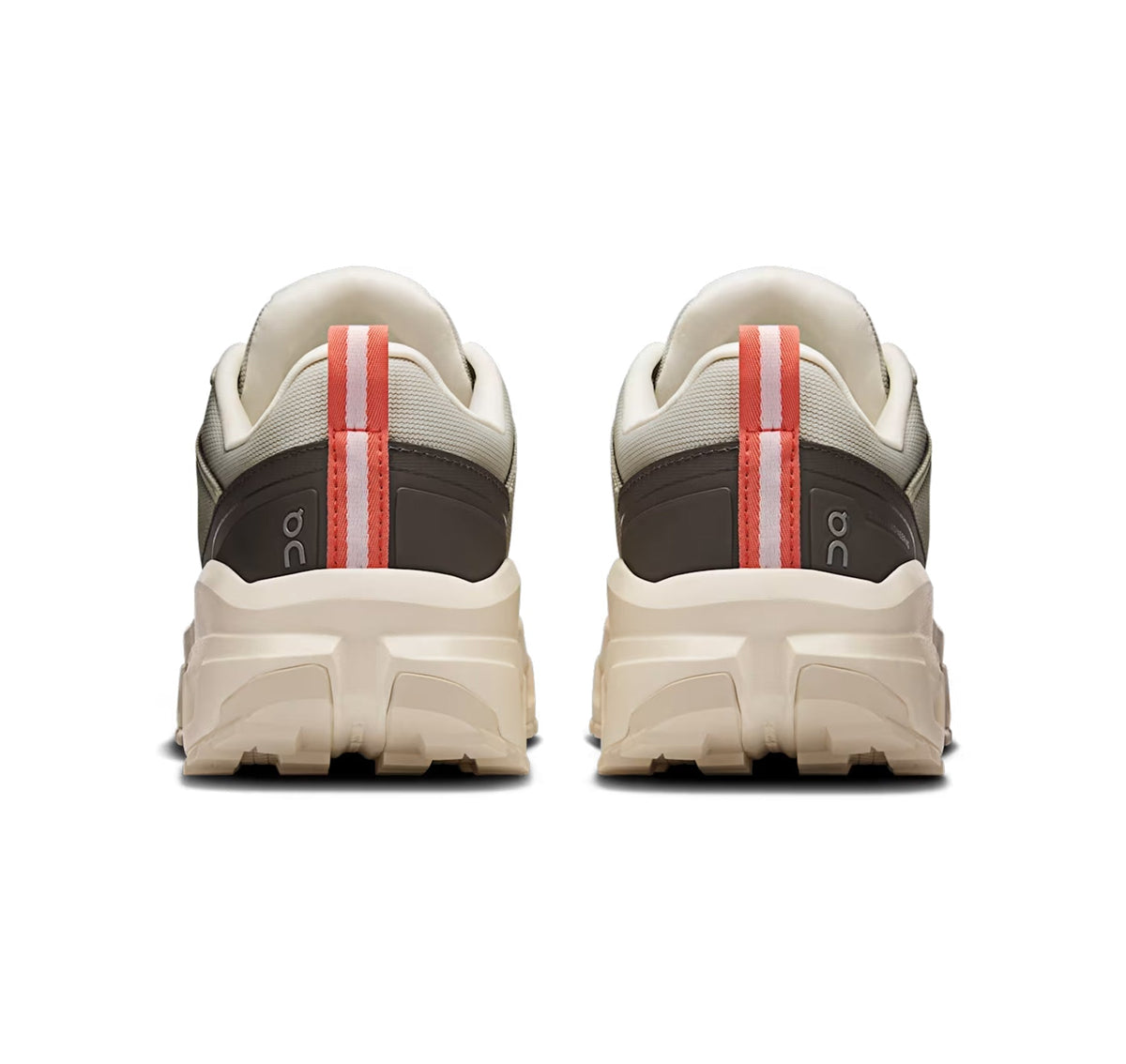 On Women's Cloudrock Low Waterproof Ivory Hiking Shoes